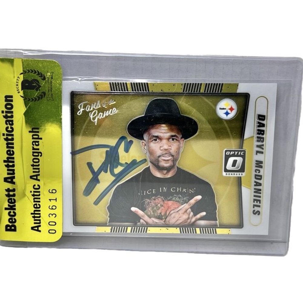 2016 Donruss Optic #7 DARRYL MCDANIELS RUN DMC Autograph SP BGS Authentic